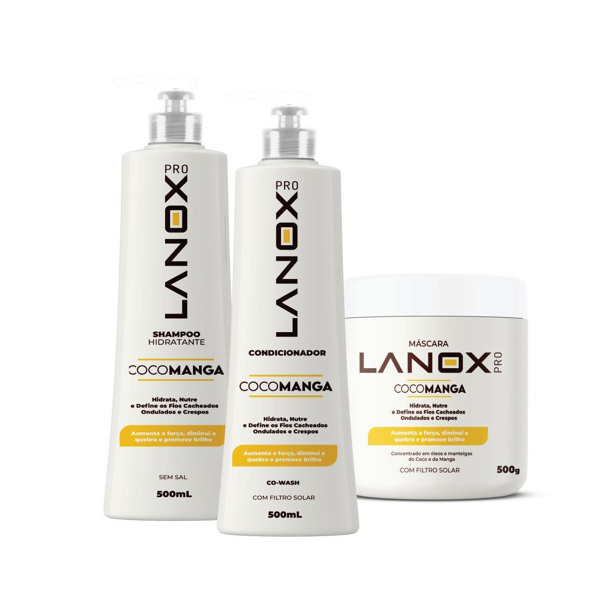 Kit Lanox CocoManga - Trihair Cosméticos